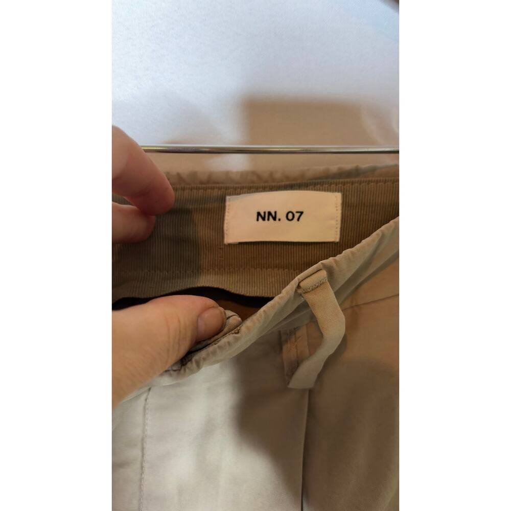 No nationality NN07 Bill Pleated regular fit pants in khaki 32x30 - Picture 5 of 9